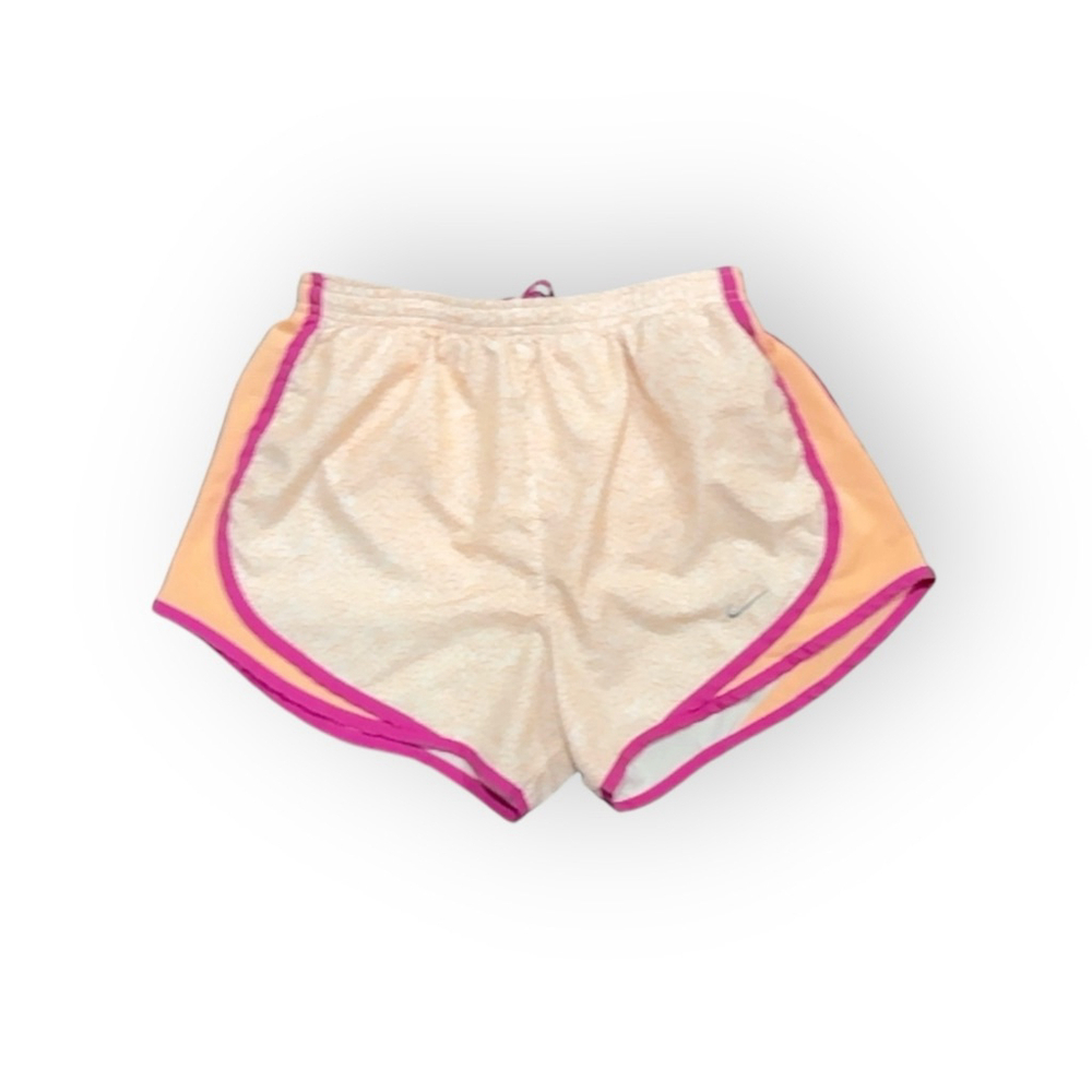 Nike Dri-Fit Running Shorts Womens Lined Yellow Paint Splatter Tempo Sz s - Picture 5 of 7